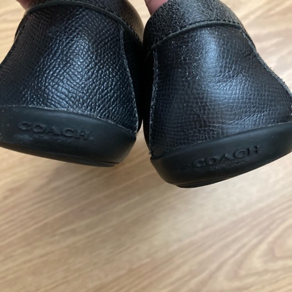 COACH Black Women Loafers Size 7B - Picture 4 of 7